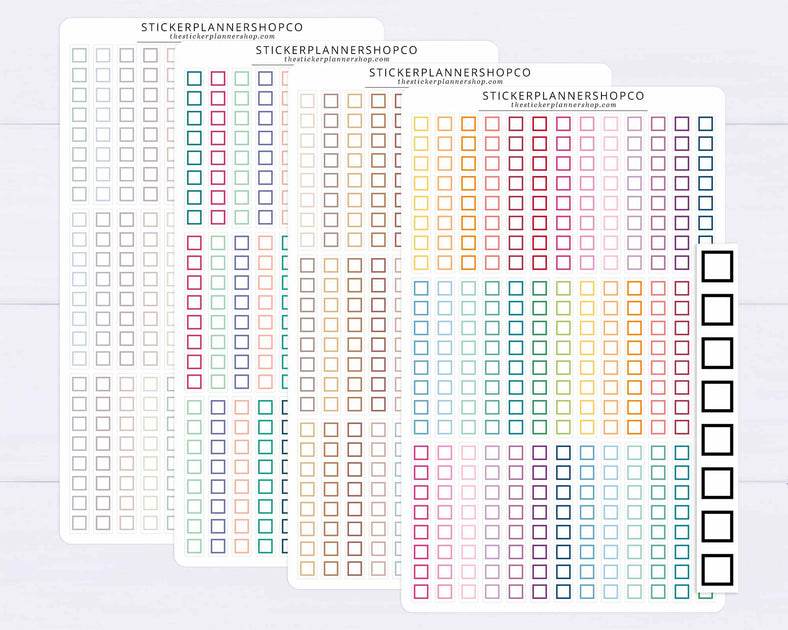 Stickers for Vertical Planners - Station Stickers