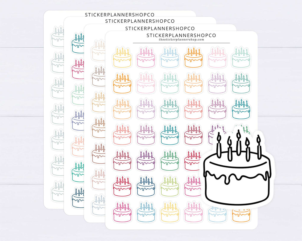 Itty Bitty Birthday Stickers! Birthday Stickers for Planner, Birthday  Planner Stickers, Itty Bitty Planner Stickers #SQ00512